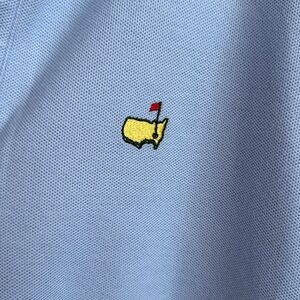 Masters collection golf shirt, blue, L